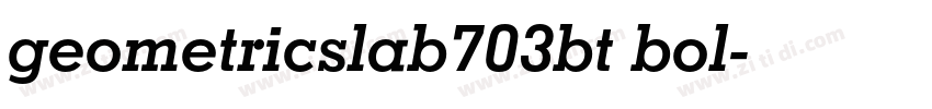 geometricslab703bt bol字体转换 geometricslab703bt bol字体转换